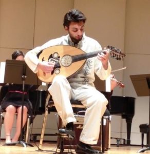 Ali Soltani playing the Oud