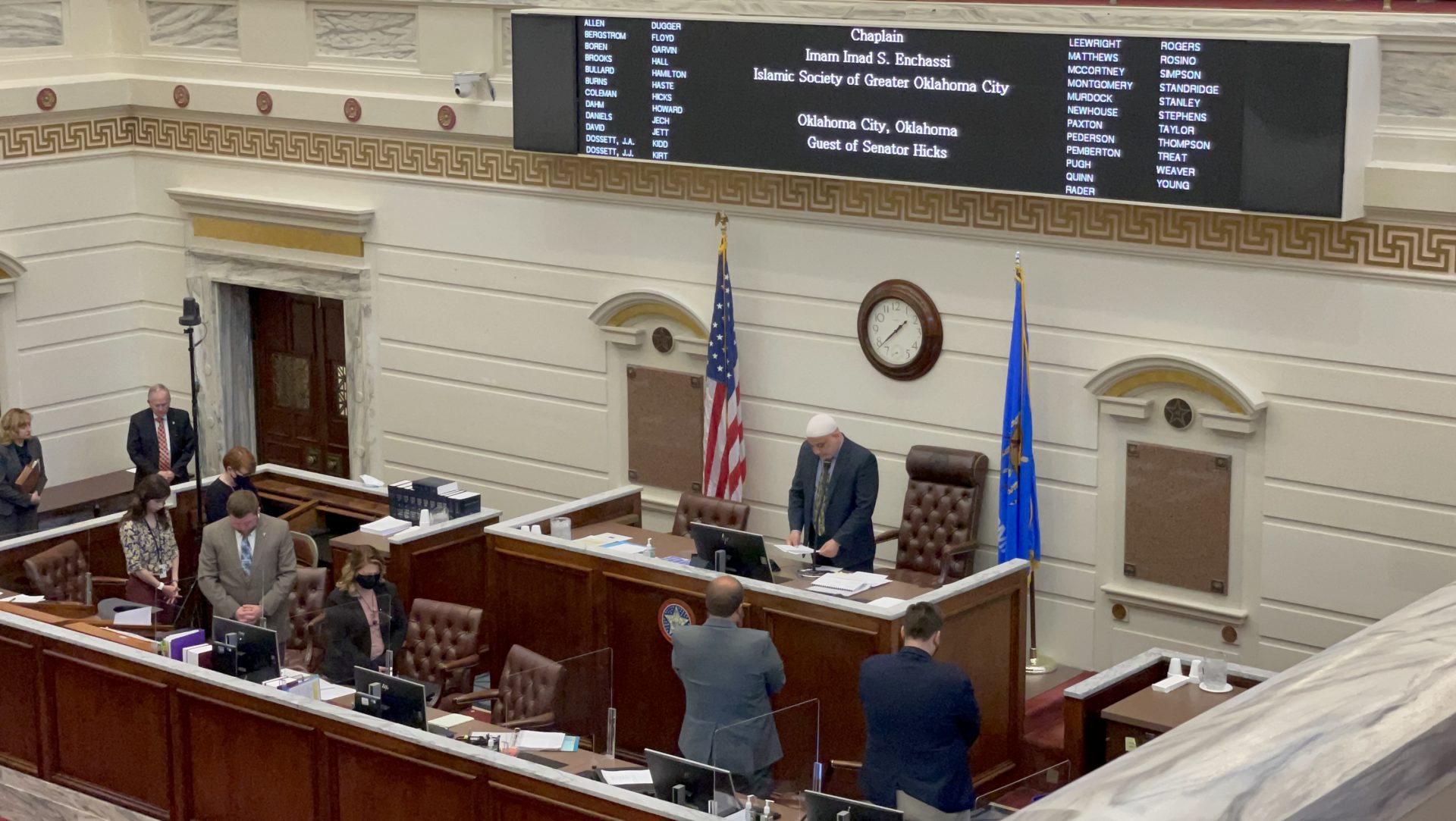 Imam Gives Historic Prayer for Oklahoma Senate