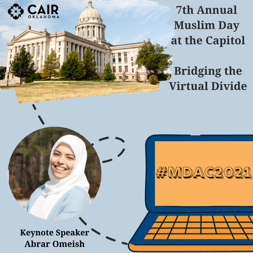 CAIR-Oklahoma to Host March 19/20 7th Annual Muslim Day at the Capitol Virtually