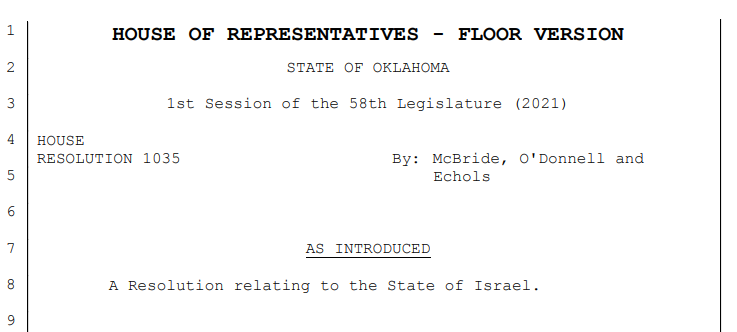 Week 15 Legislative Session: Israel, Redistricting, and Firearms… oh my!