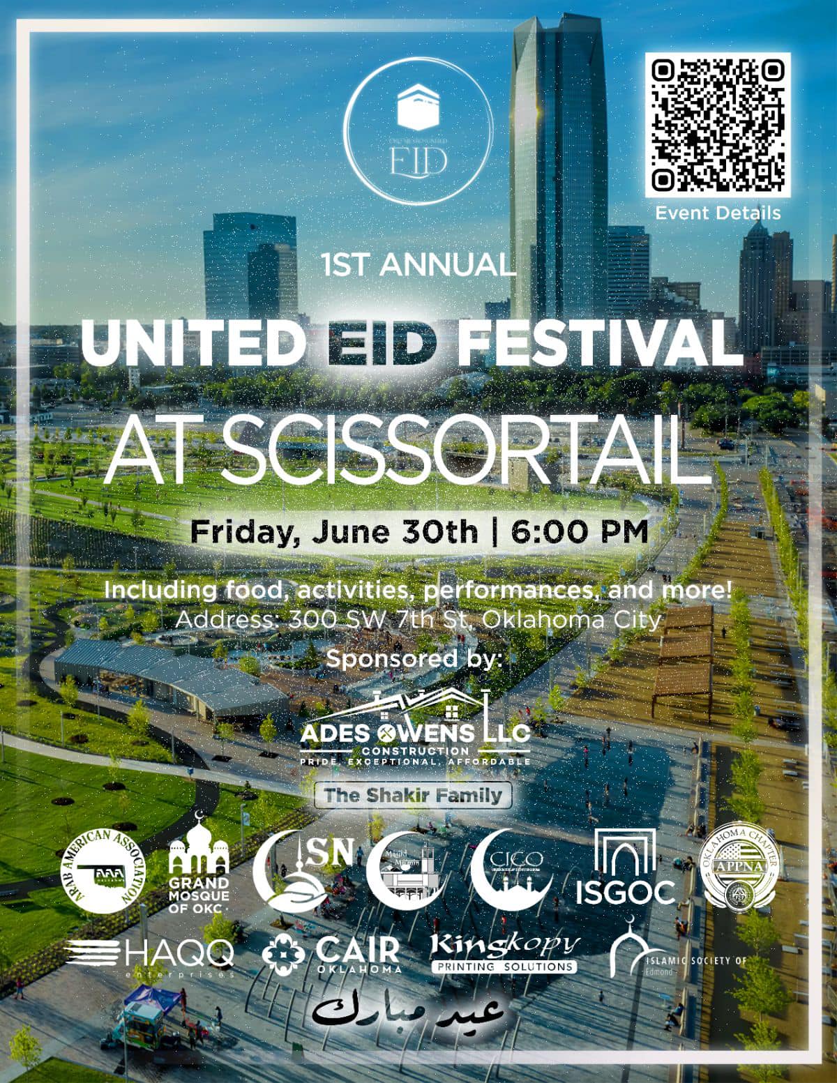 OKC Area Muslims Join Together for Downtown Eid festival