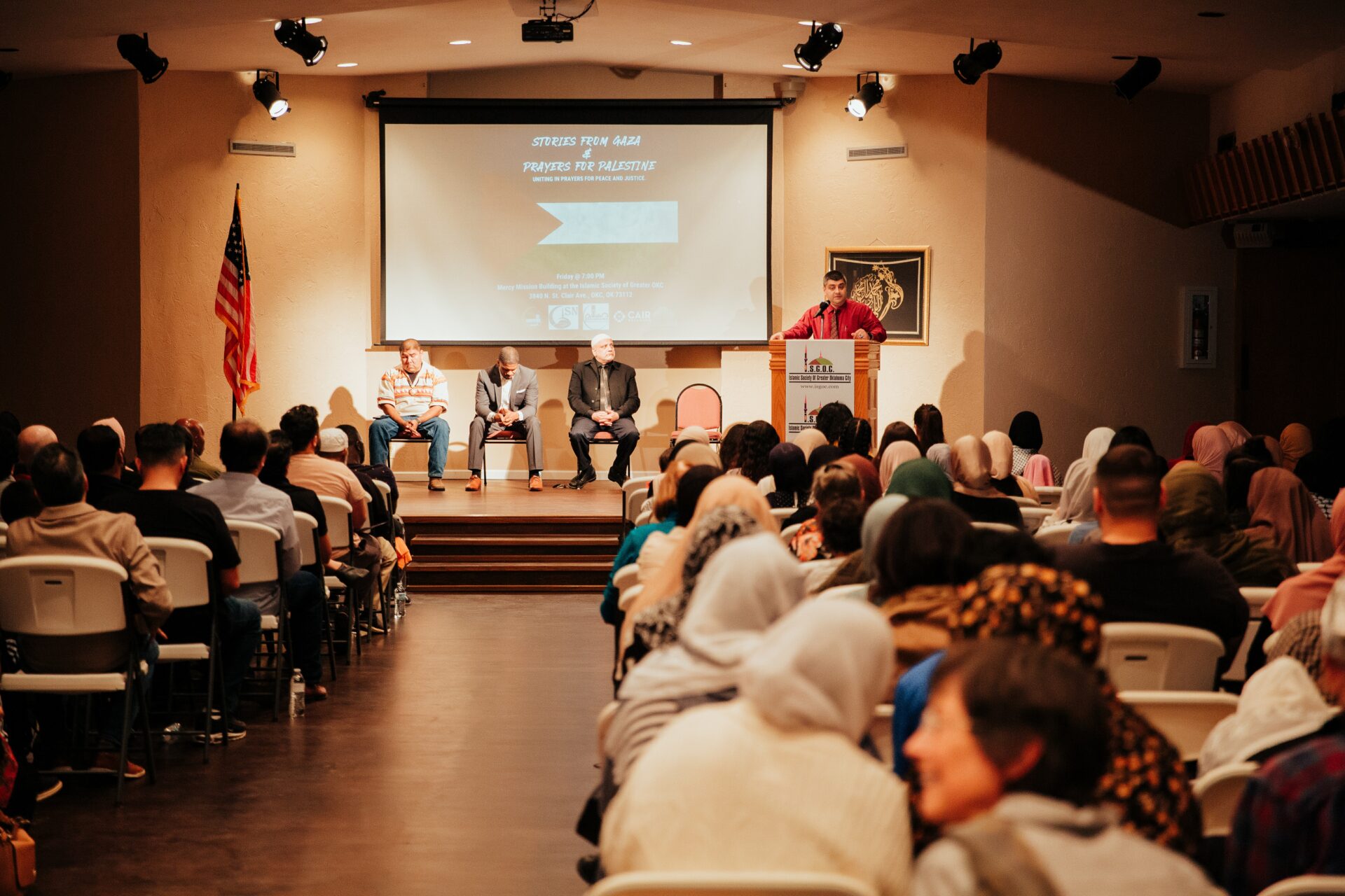 Oklahoma City Muslims Speak Out Against Treatment of Palestinians in War-torn Gaza