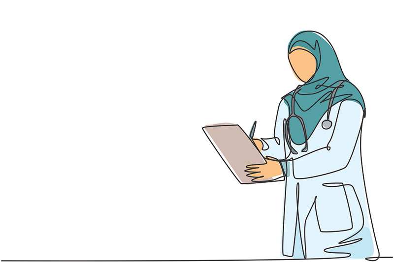female muslim doctor
